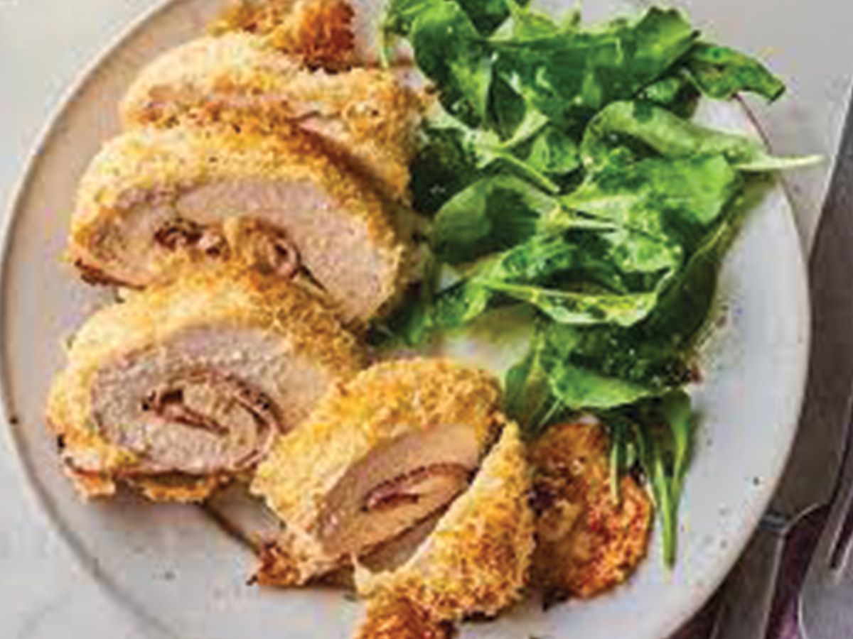 Chicken Cordon Bleu meal