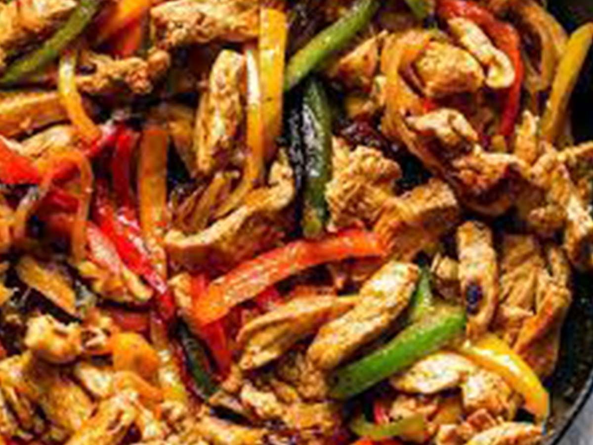 Chicken Fajitas Dish
