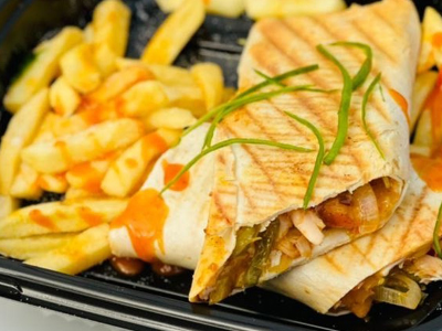 Wood Grilled Chicken Fajita Wrap