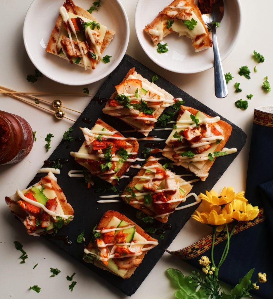 Flower Chicken Sandwich