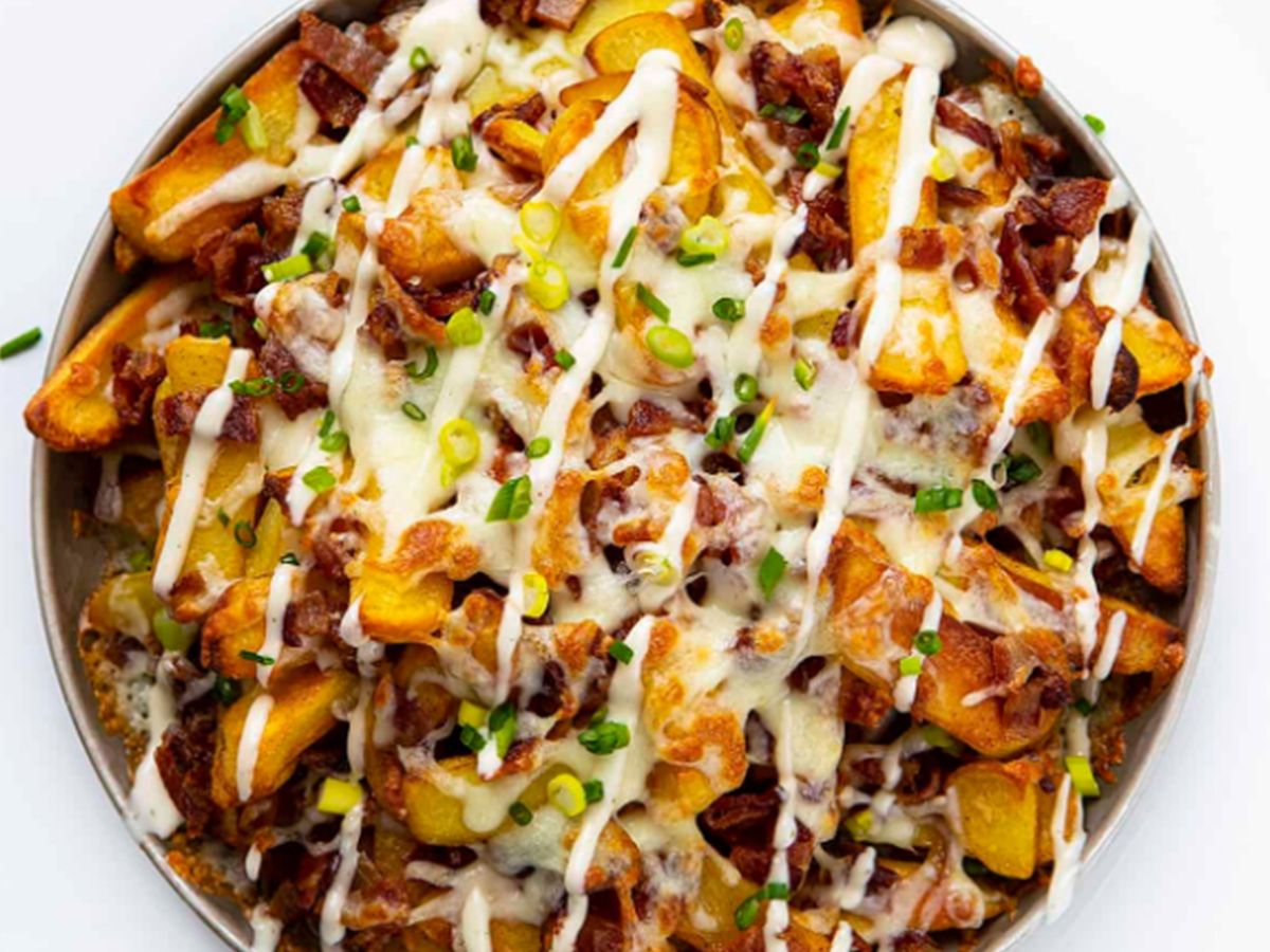 cheese Chicken french fries