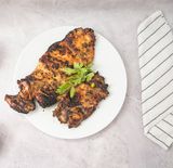 1/2 Kilo Of Grilled Pane On Charcoal
