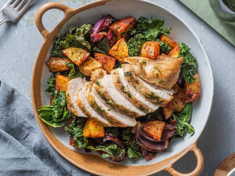 Chicken With Herbs Platter