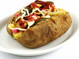 chicken hot dog Kumpir