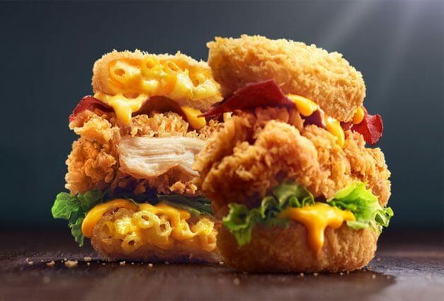 Chicken Mac And Cheese Sandwich