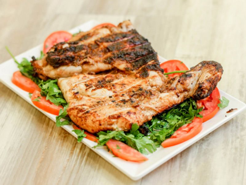 Half Boneless Grilled Chicken Platter