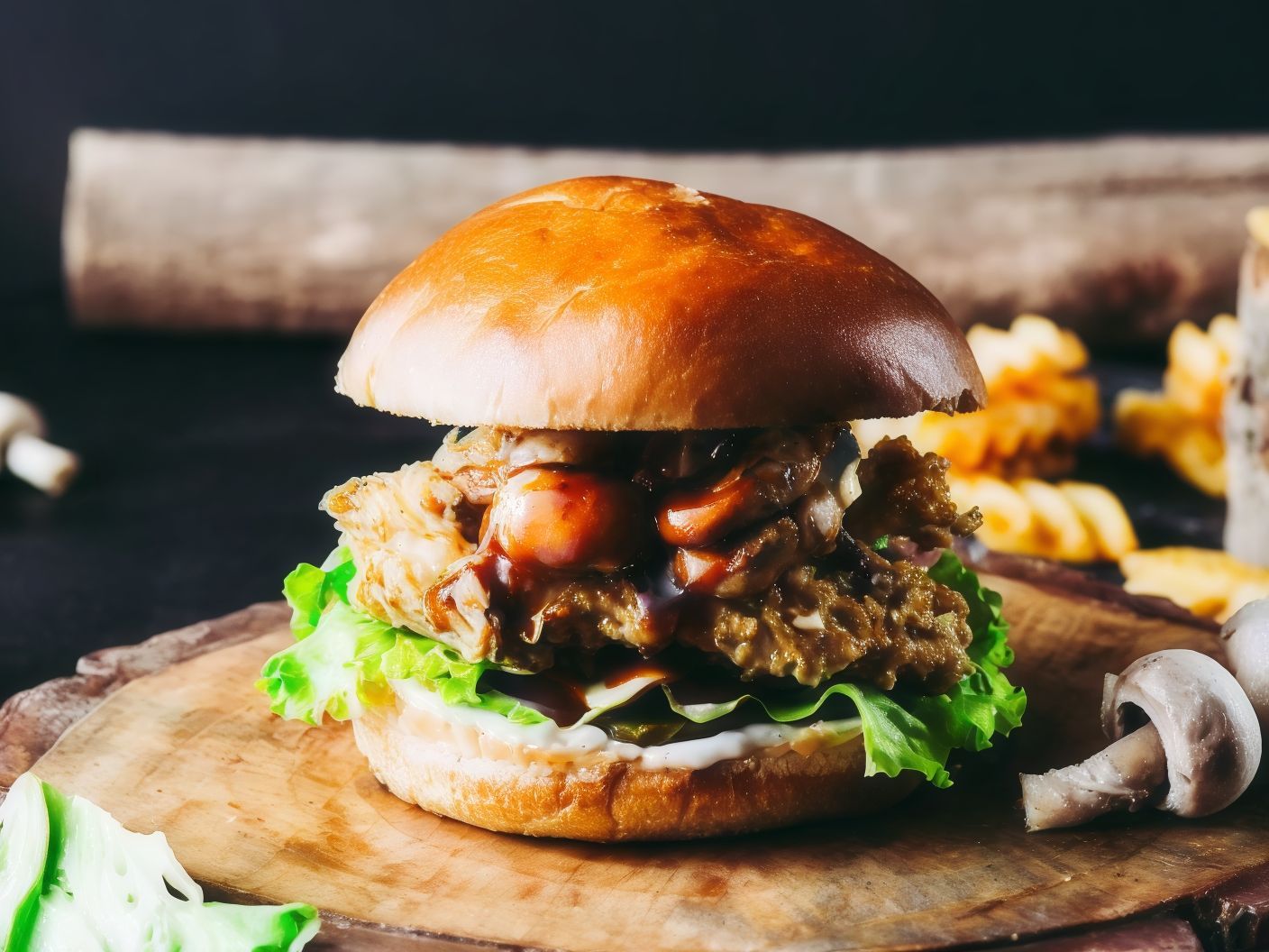 Chicken Mush Sandwich