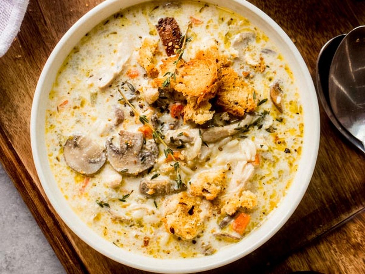 Chicken mushroom soup