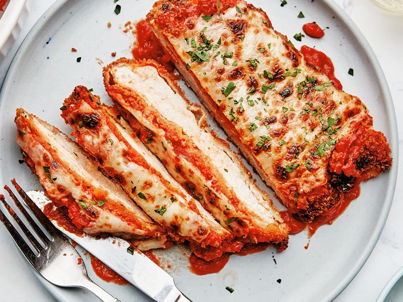 Chicken With Parmesan Cheese Platter