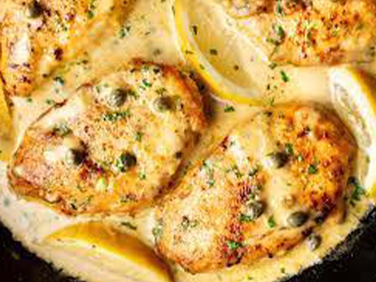 Chicken Piccata Dish