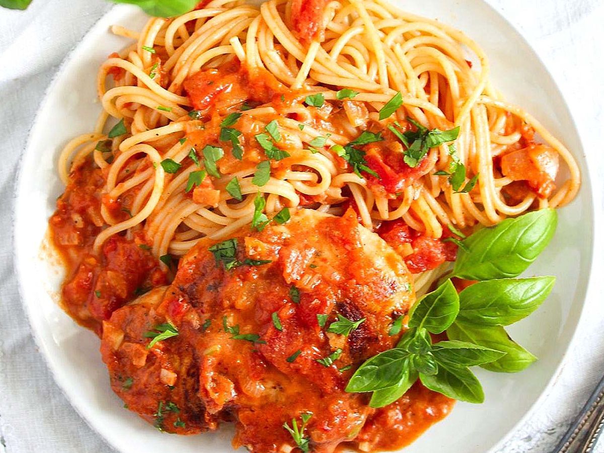 Chicken Pomodoro pasta