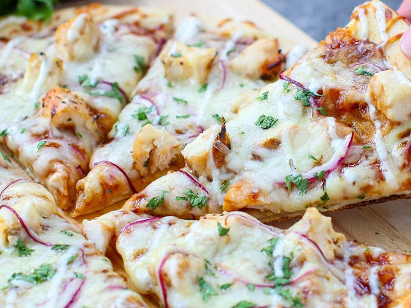 Chicken Ranch Pizza