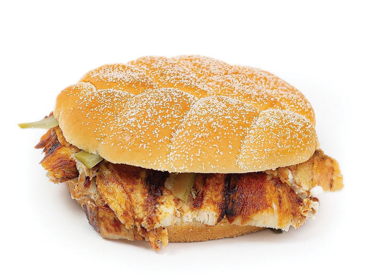 Bun Chicken Shawarma