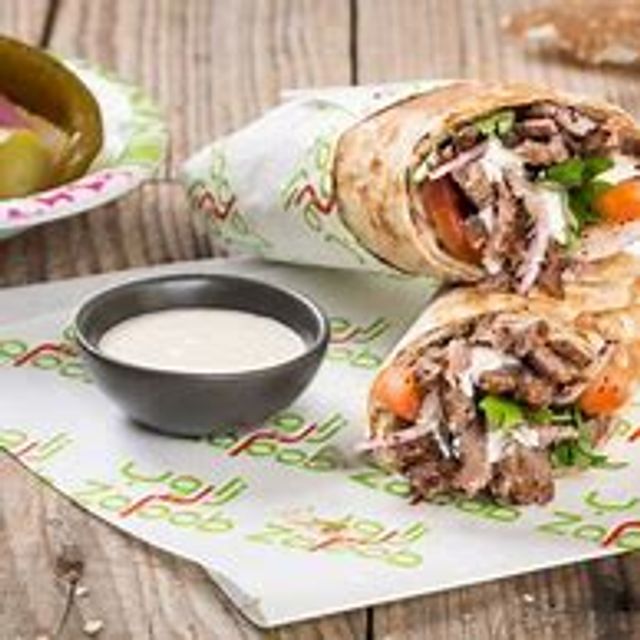 Chicken Shawerma Saj Sandwich With Potato 15 Cm