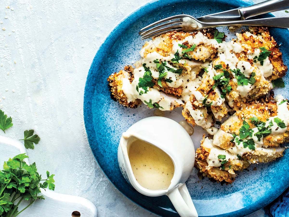 chicken tahini dish