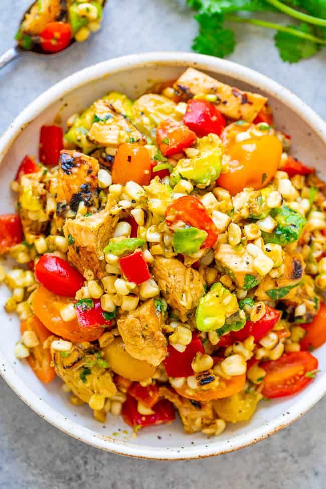 Corn and Chicken Salad