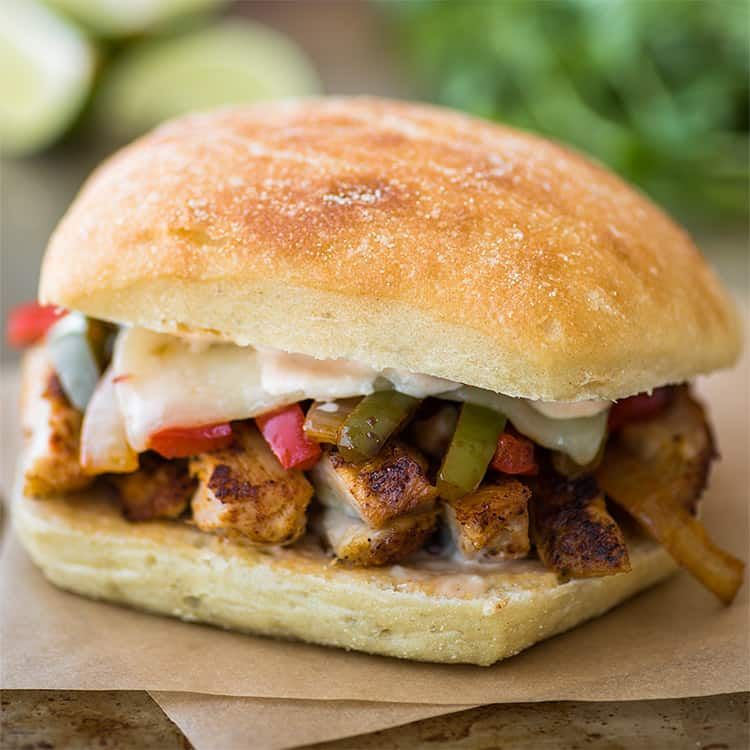 Chicken Fajita Sandwich