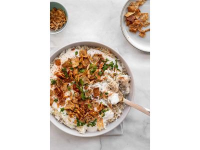 Mix Chicken Shawerma And Shish Tawook Fatteh