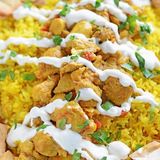 Chicken Shawerma Fatteh Platter