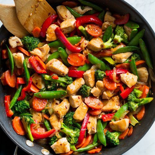 Stir Fry Chicken Salad