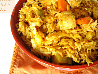 Chicken Blue Vegie Rice