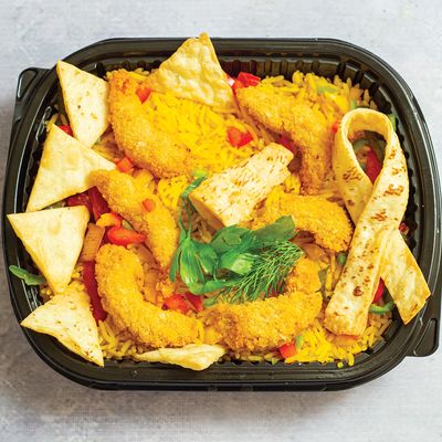 Fried Shrimp With Basmati Rice Meal