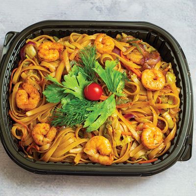 Shrimp Yaki Soba Fettuccine Noodle