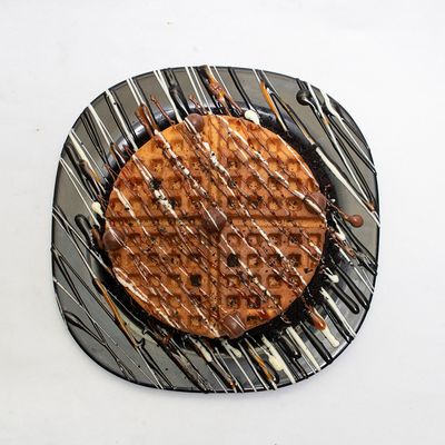 Choco Burger Waffle