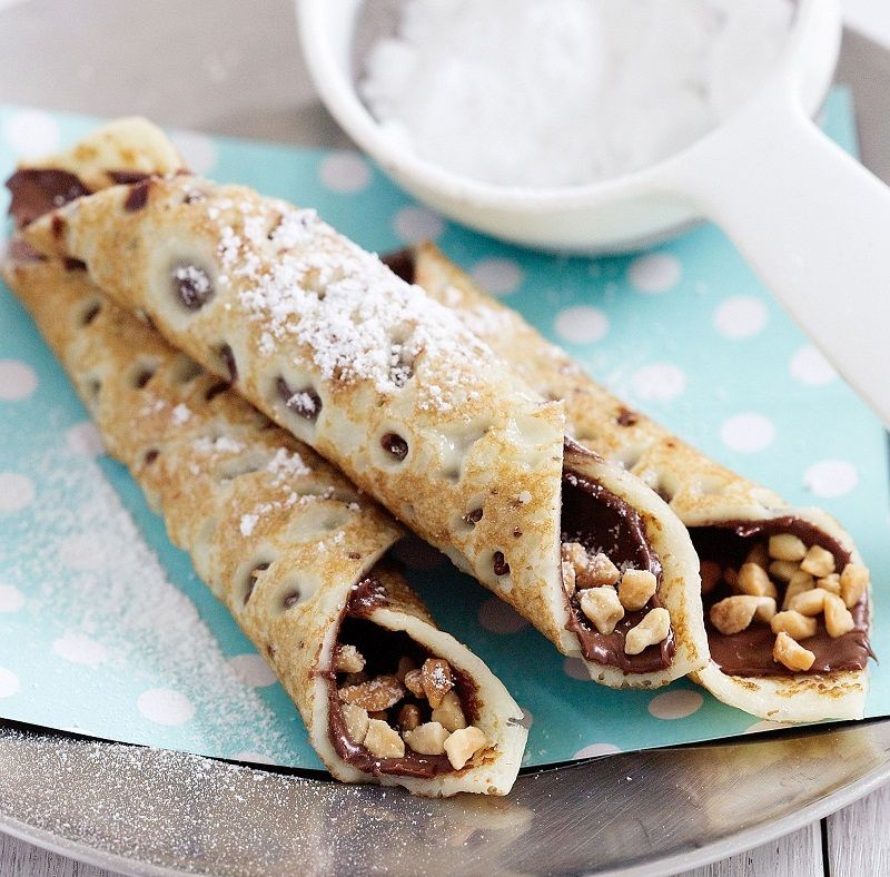 Chocolate With Hazelnut Crepe