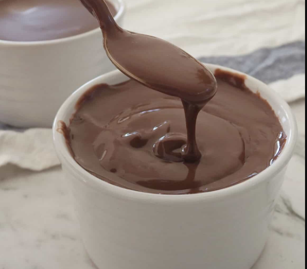 Custard With Chocolate