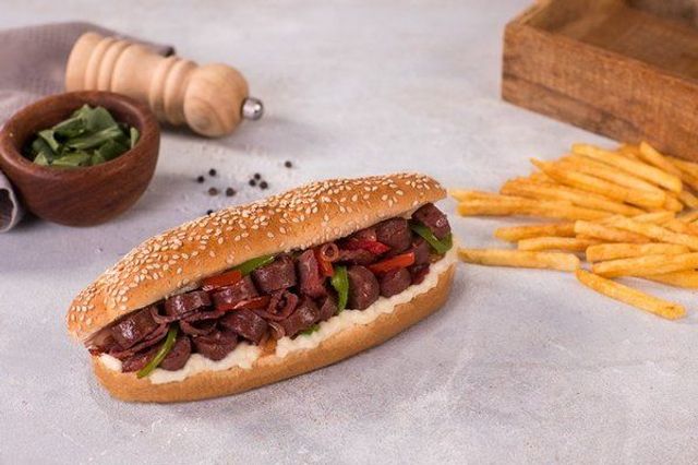 Oriental Sausage Sandwich
