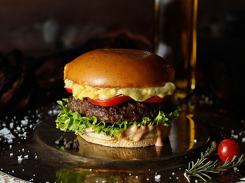 Classic Beef Burger Sandwich
