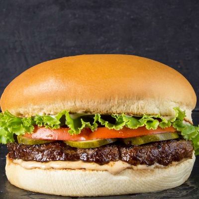 Meat burger sandwich