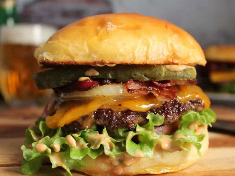 Classic Beef Burger Sandwich
