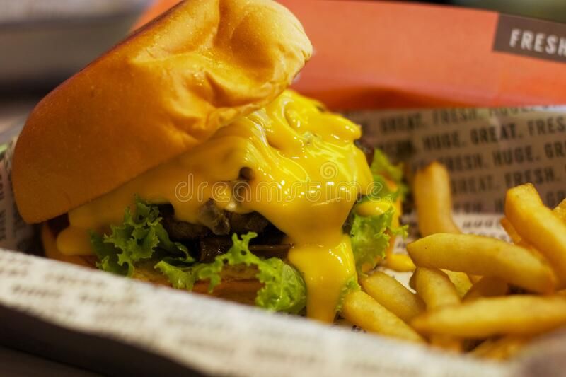 Cheesy fries Sandwich