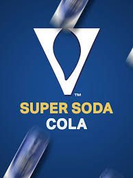 V Super Soda Cola Beverage Can
