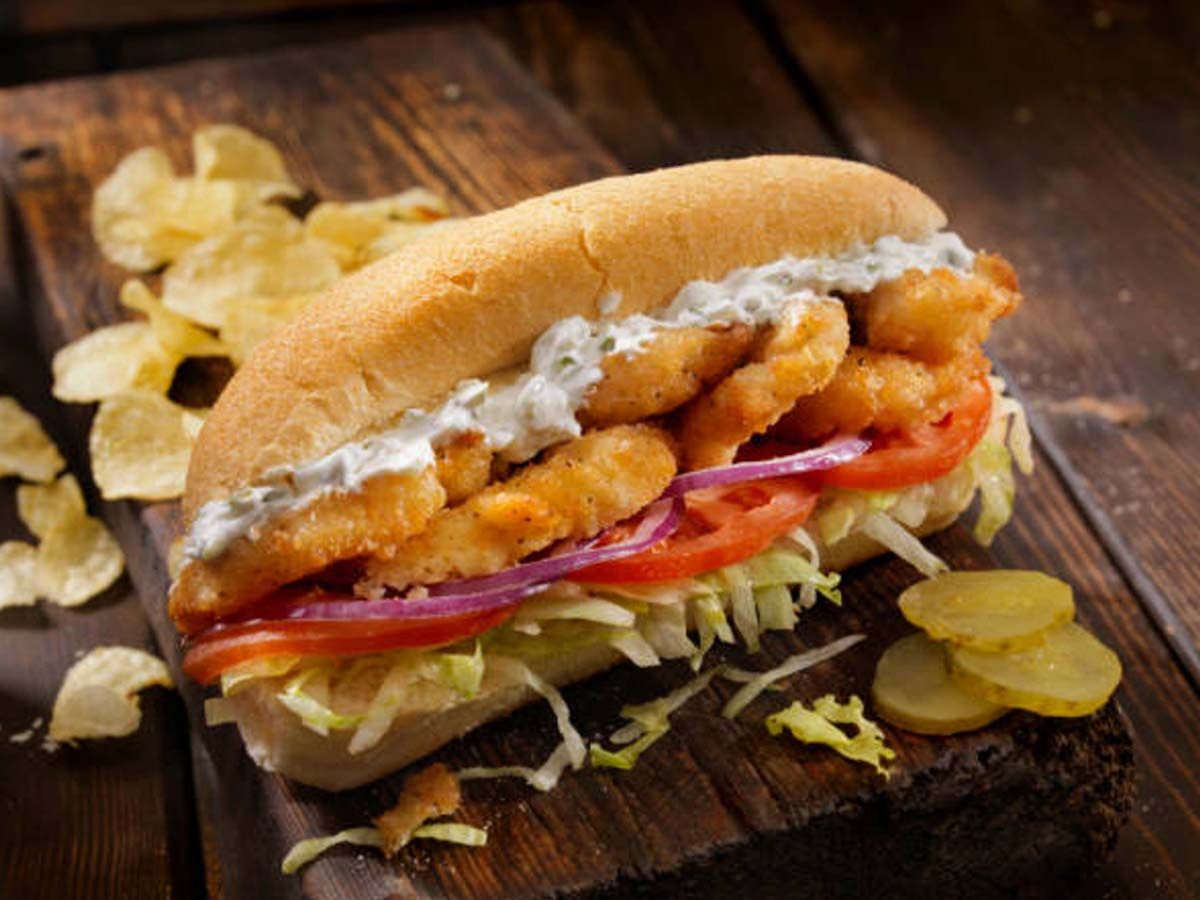 Combo Fried Calamari Sandwich