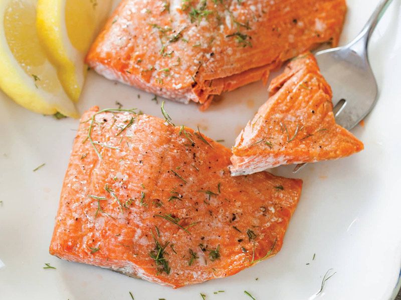 Cooked Salmon Platter