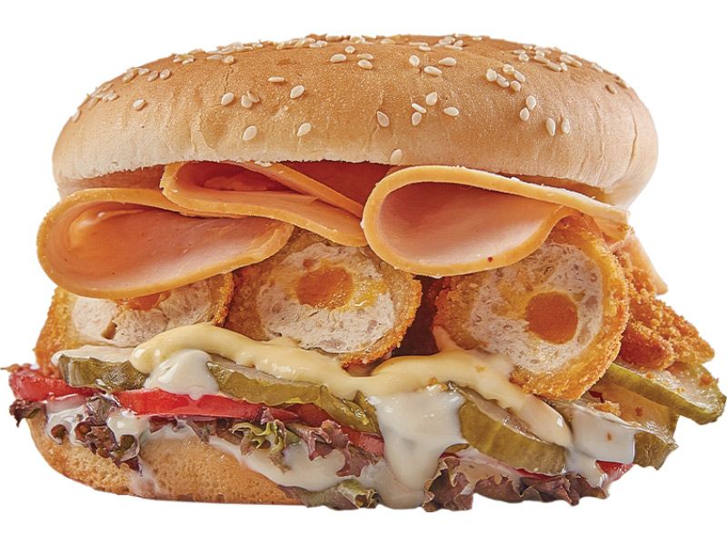 Cordon Bleu burger