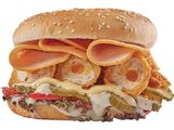 Cordon Bleu burger