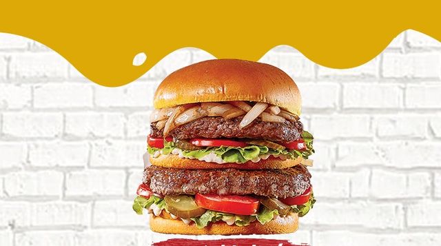 Caramelized Onions Beef Burger Sandwich