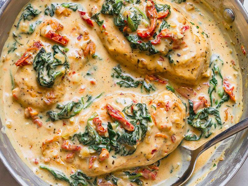 Creamy Chicken Platter