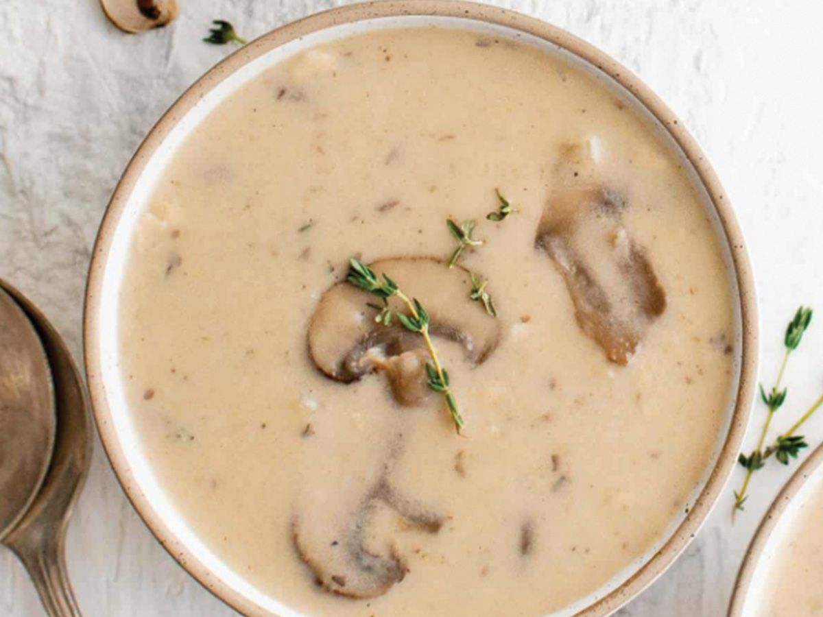 Creamy Chicken Mashroom Soup