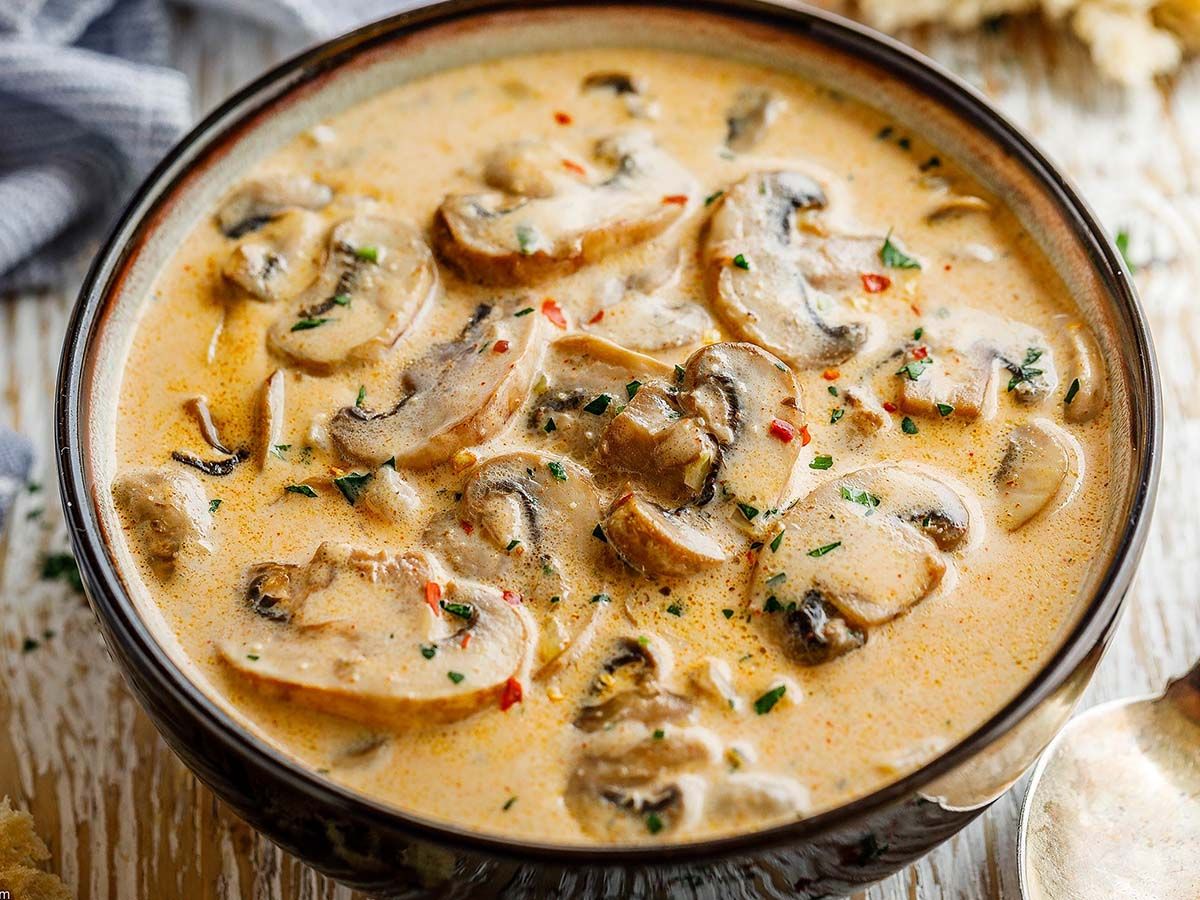Creamy Chicken Mushroom Soup