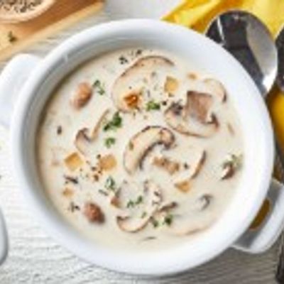 Creamy mushroom soup