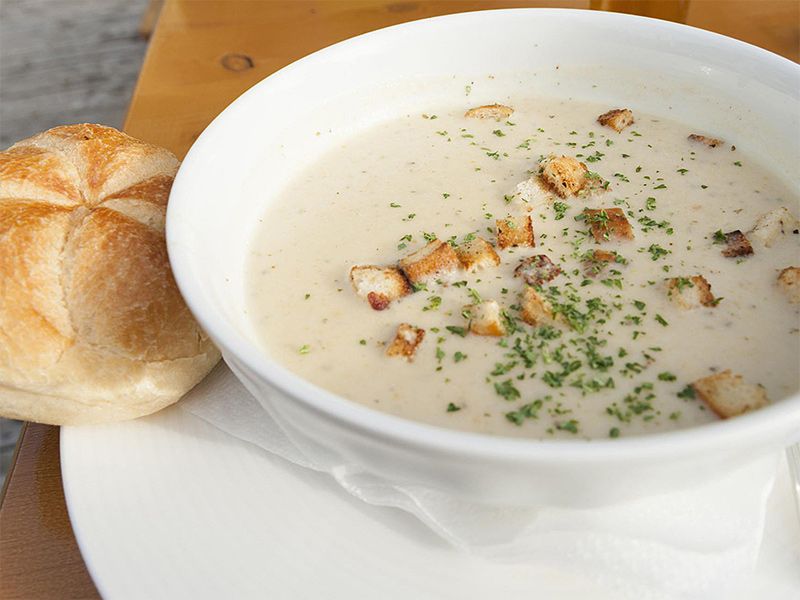 Mushroom Chicken Creamy Soup