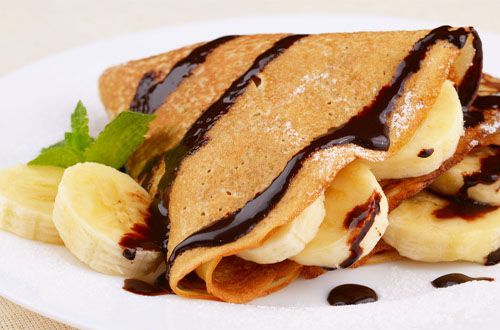 Banana Chocolate Crepe