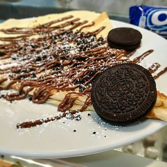 Nutella Chocolate With Oreo Crepe
