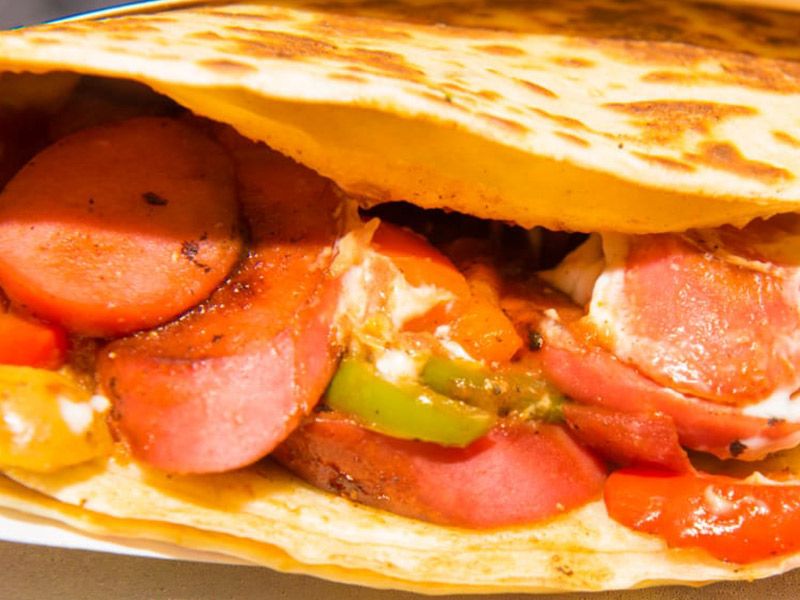 Hot Dog Crepe