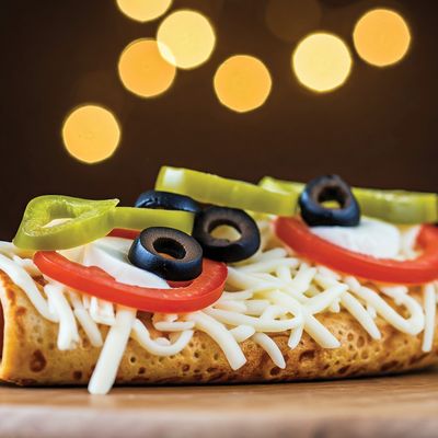 crepe Mexican hot dog